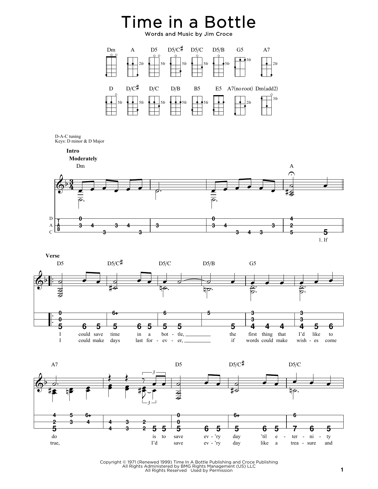 Download Jim Croce Time In A Bottle (arr. Steven B. Eulberg) Sheet Music and learn how to play Dulcimer PDF digital score in minutes