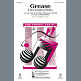 Download or print Jim Jacobs & Warren Casey Grease: A New Broadway Medley (arr. Mark Brymer) Sheet Music Printable PDF -page score for Broadway / arranged 2-Part Choir SKU: 415685.