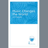 Download or print Jim Papoulis Music Changes The World Sheet Music Printable PDF -page score for Concert / arranged 2-Part Choir SKU: 251222.