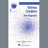 Download or print Jim Papoulis Omnes Credere Sheet Music Printable PDF -page score for Festival / arranged SATB SKU: 177586.