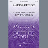 Download or print Jim Papoulis Ujedinite Se (Stand United) Sheet Music Printable PDF -page score for Inspirational / arranged SAB Choir SKU: 410406.