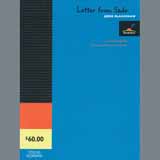 Download or print Jodie Blackshaw Letter from Sado - Flute Team Orange Sheet Music Printable PDF -page score for Concert / arranged Concert Band SKU: 406172.