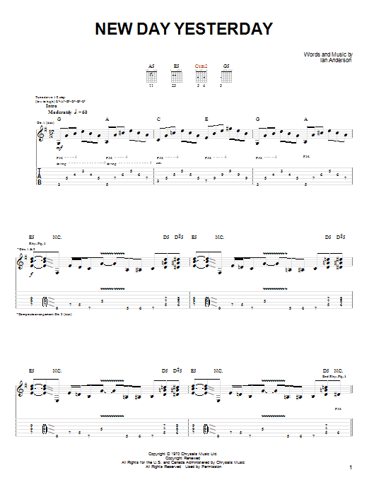 Download Joe Bonamassa New Day Yesterday Sheet Music and learn how to play Guitar Tab PDF digital score in minutes
