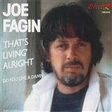 Download or print Joe Fagin That's Livin' Alright Sheet Music Printable PDF -page score for Rock / arranged Piano, Vocal & Guitar (Right-Hand Melody) SKU: 121028.