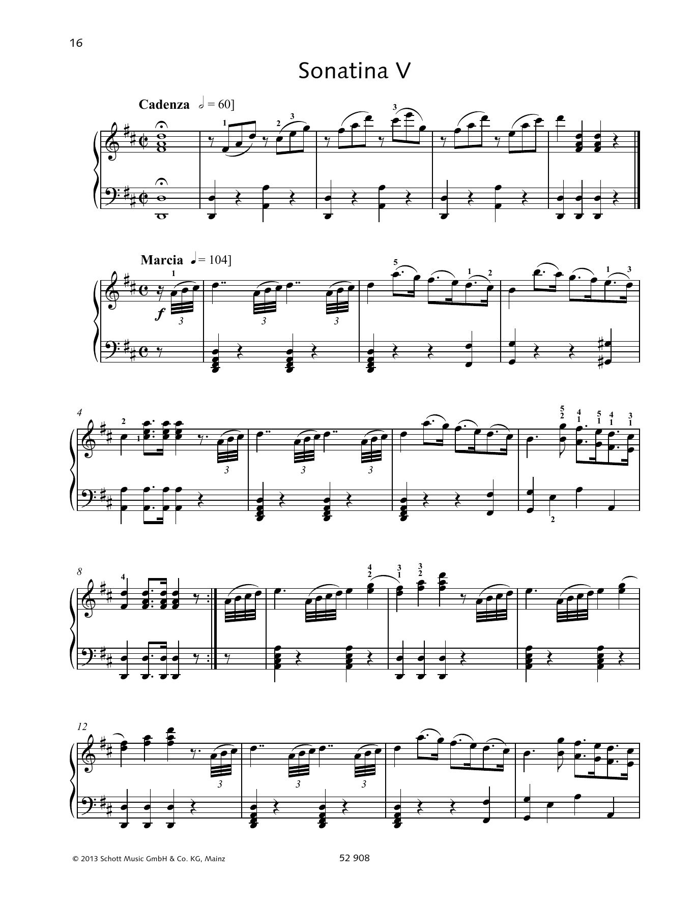 Download Johann Baptist Vanhal Sonatina V Sheet Music and learn how to play Piano Solo PDF digital score in minutes