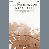 Download or print Johann Cruger Now Thank We All Our God (arr. Heather Sorenson) Sheet Music Printable PDF -page score for Sacred / arranged SATB Choir SKU: 1320760.