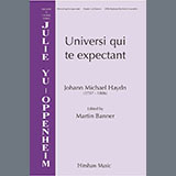 Download or print Johann Michael Hayden Universi Qui Te Expectant Sheet Music Printable PDF -page score for Concert / arranged SATB Choir SKU: 1395908.