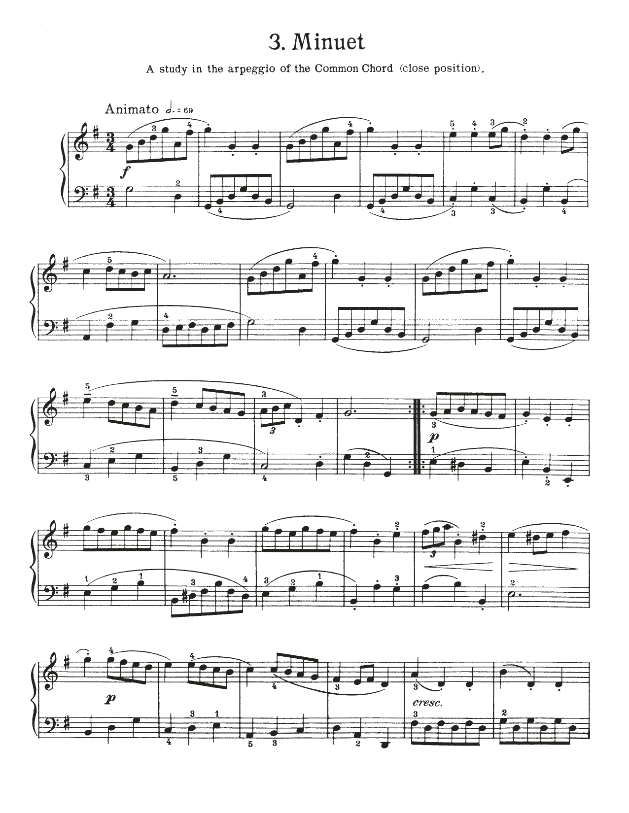 Download Johann Sebastian Bach Minuet In G Major, BWV Appendix 116 Sheet Music and learn how to play Piano Solo PDF digital score in minutes