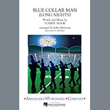 Download or print John Brennan Blue Collar Man (Long Nights) - Bass Drums Sheet Music Printable PDF -page score for Rock / arranged Marching Band SKU: 327662.