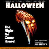 Download or print John Carpenter Halloween Theme Sheet Music Printable PDF -page score for Halloween / arranged Piano Solo SKU: 514456.
