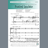 Download or print John Cornish Festival Laudate Sheet Music Printable PDF -page score for Sacred / arranged SATB Choir SKU: 441959.