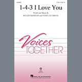 Download or print John Jacobson & Roger Emerson 1-4-3 I Love You Sheet Music Printable PDF -page score for Children / arranged 2-Part Choir SKU: 415588.
