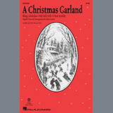Download or print John Leavitt A Christmas Garland Sheet Music Printable PDF -page score for Christmas / arranged SATB Choir SKU: 1784855.