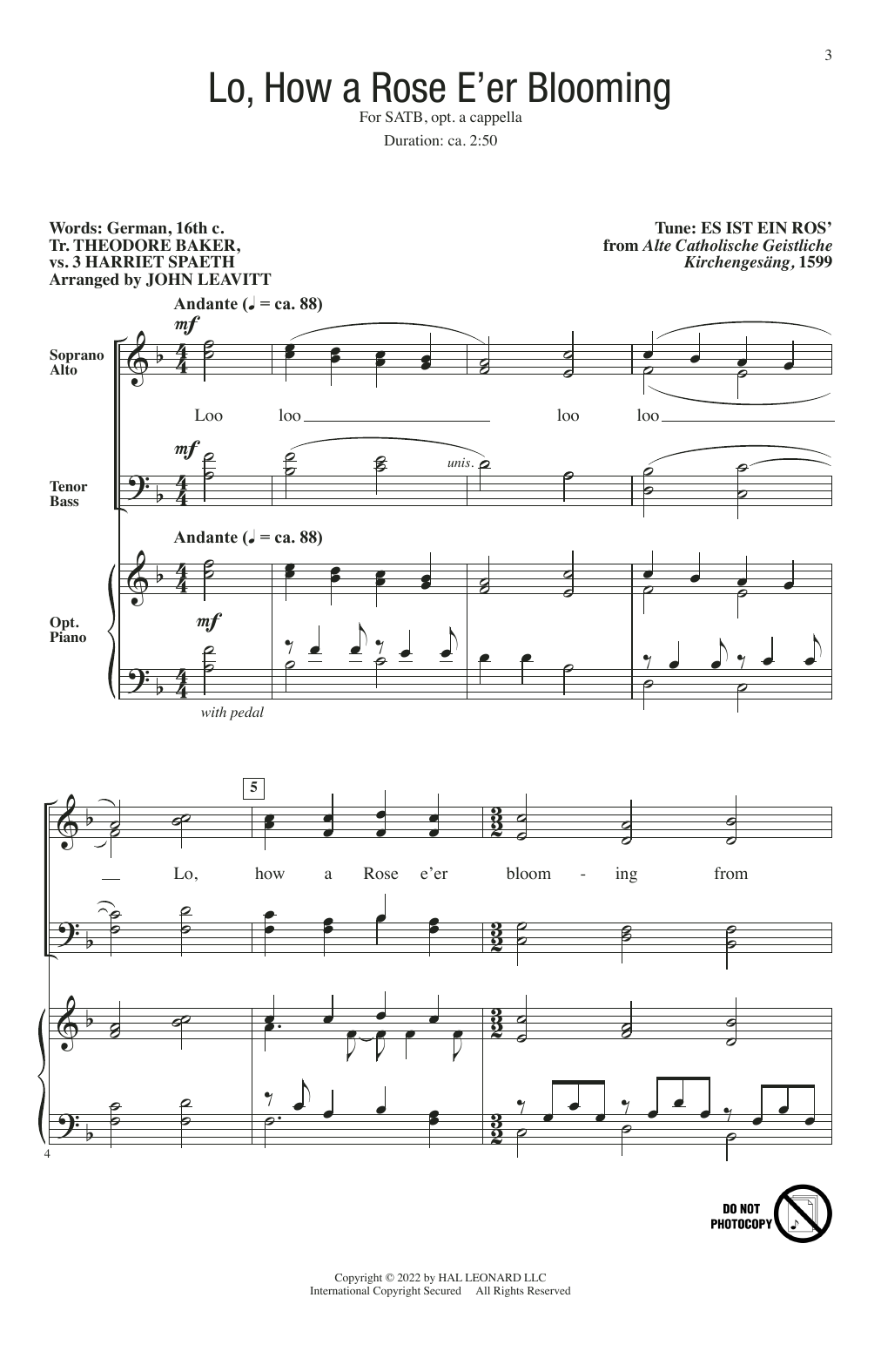 Download John Leavitt A Peaceful Christmas Sheet Music and learn how to play SATB Choir PDF digital score in minutes