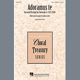 Download or print John Leavitt Adoramus Te Sheet Music Printable PDF -page score for Latin / arranged TTBB Choir SKU: 289796.
