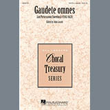 Download or print John Leavitt Gaudete Omnes Sheet Music Printable PDF -page score for Latin / arranged SATB Choir SKU: 290521.