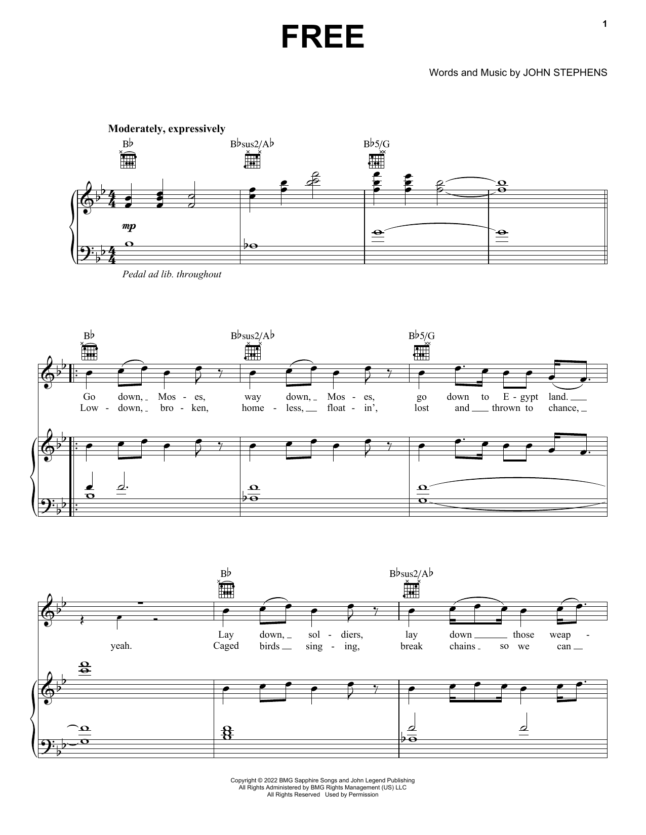 Download John Legend Sheet Music and learn how to play Piano, Vocal & Guitar Chords (Right-Hand Melody) PDF score in minutes