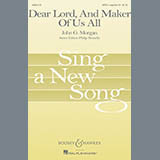 Download or print John Morgan Dear Lord And Maker Of Us All Sheet Music Printable PDF -page score for Hymn / arranged SATB SKU: 154604.