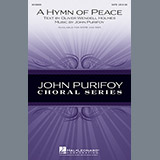 Download or print John Purifoy A Hymn Of Peace Sheet Music Printable PDF -page score for Hymn / arranged SATB SKU: 153735.
