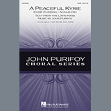 Download or print John Purifoy A Peaceful Kyrie Sheet Music Printable PDF -page score for World / arranged SAB SKU: 155301.