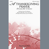 Download or print John Purifoy A Thanksgiving Prayer (Thanks Be To God) Sheet Music Printable PDF -page score for Sacred / arranged SATB SKU: 158764.
