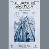 Download or print Traditional All Creatures, Sing Praise (arr. John Purifoy) Sheet Music Printable PDF -page score for Folk / arranged SATB SKU: 161719.