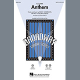 Download or print Andersson and Ulvaeus Anthem (from Chess) (arr. John Purifoy) Sheet Music Printable PDF -page score for Concert / arranged SAB SKU: 97309.