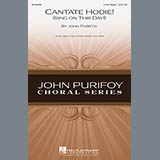 Download or print John Purifoy Cantate Hodie! (Sing On This Day) Sheet Music Printable PDF -page score for Festival / arranged 3-Part Mixed SKU: 159963.