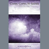 Download or print Traditional English Folksong Come, Come, Ye Saints (arr. John Purifoy) Sheet Music Printable PDF -page score for Hymn / arranged SATB SKU: 166623.