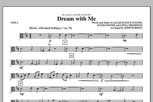 Download John Purifoy Dream With Me - Viola Sheet Music and learn how to play Choir Instrumental Pak PDF digital score in minutes