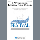 Download or print John Purifoy I Wandered Lonely As A Cloud Sheet Music Printable PDF -page score for Festival / arranged SATB SKU: 90070.