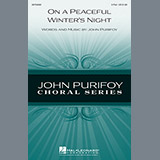 Download or print John Purifoy On A Peacful Winter's Night Sheet Music Printable PDF -page score for Concert / arranged 2-Part Choir SKU: 89336.