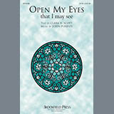 Download or print John Purifoy Open My Eyes, That I May See Sheet Music Printable PDF -page score for Traditional / arranged SATB Choir SKU: 296820.
