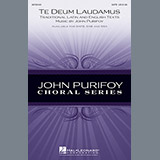 Download or print John Purifoy Te Deum Laudamus Sheet Music Printable PDF -page score for Concert / arranged SATB SKU: 78344.