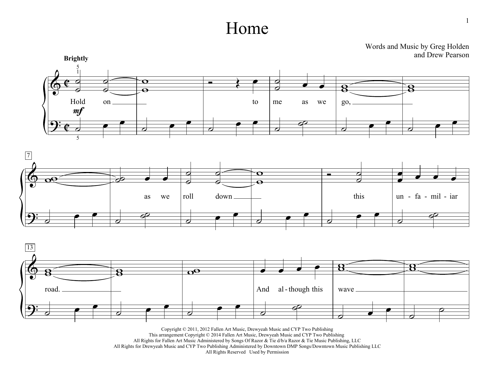 Download John Thompson Home Sheet Music and learn how to play Easy Piano PDF digital score in minutes