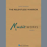 Download or print John Wasson The Relentless Warrior - Percussion 1 Sheet Music Printable PDF -page score for Contest / arranged Concert Band SKU: 456043.