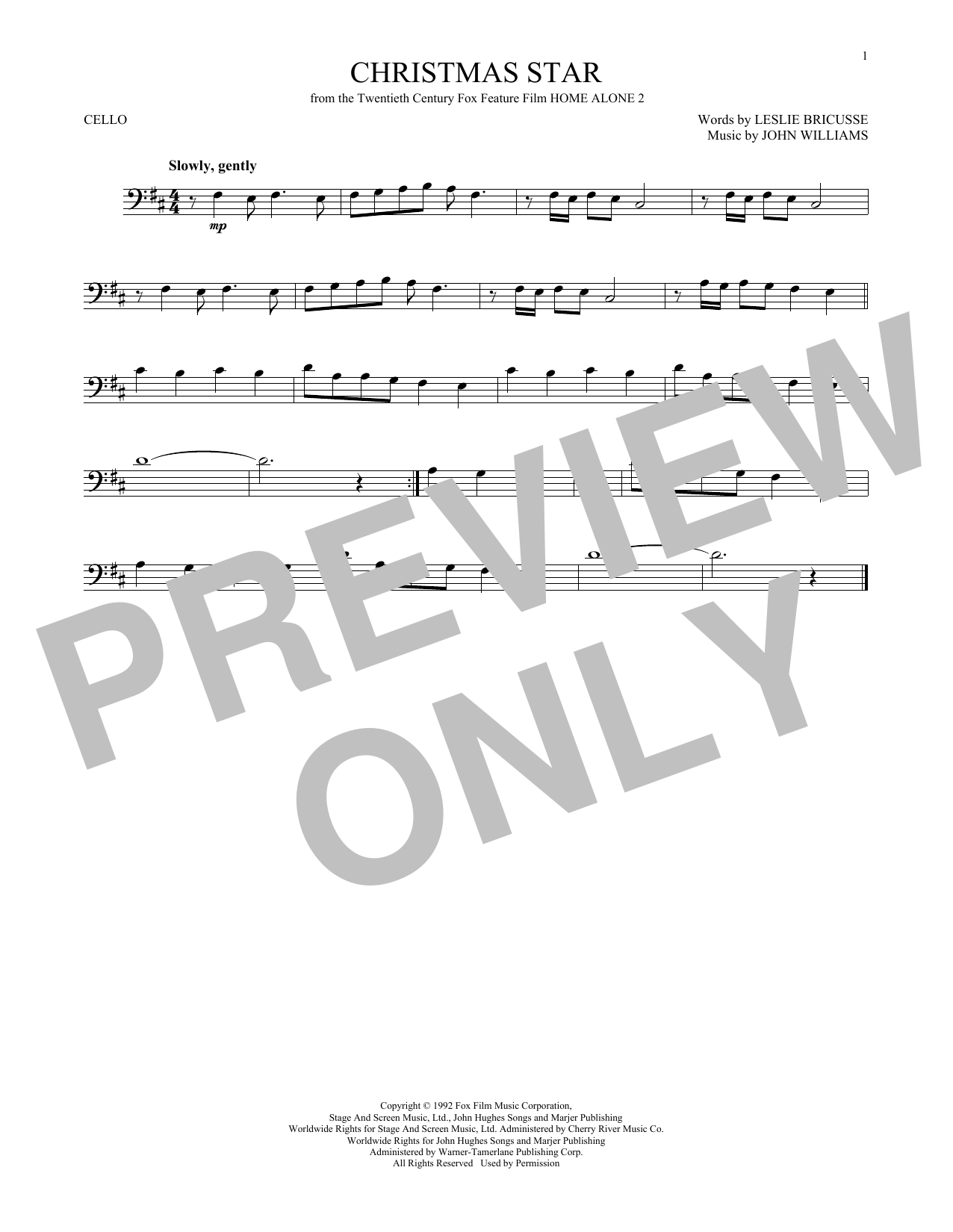 Download John Williams Christmas Star Sheet Music and learn how to play Viola PDF digital score in minutes