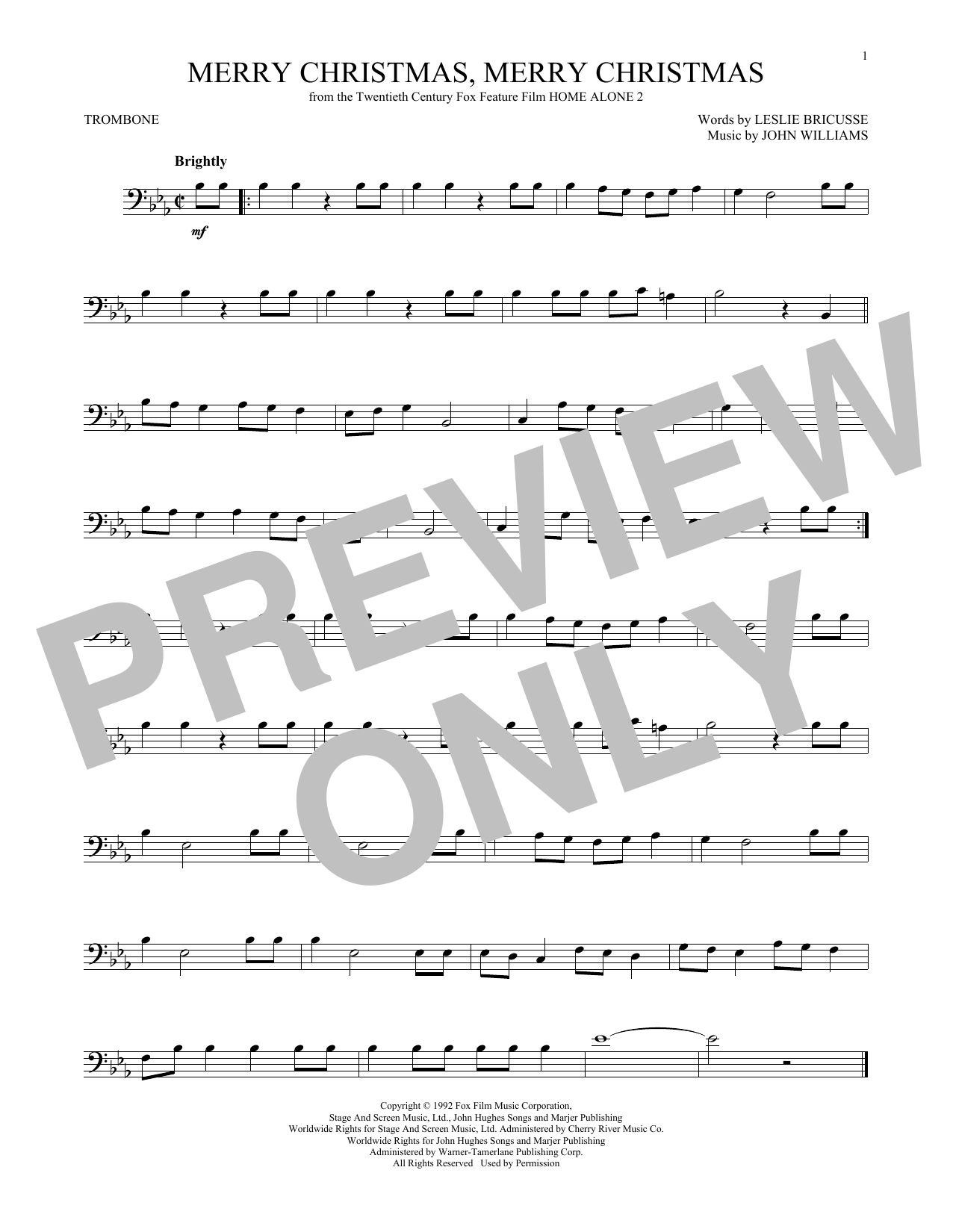 Download John Williams Merry Christmas, Merry Christmas Sheet Music and learn how to play French Horn PDF digital score in minutes