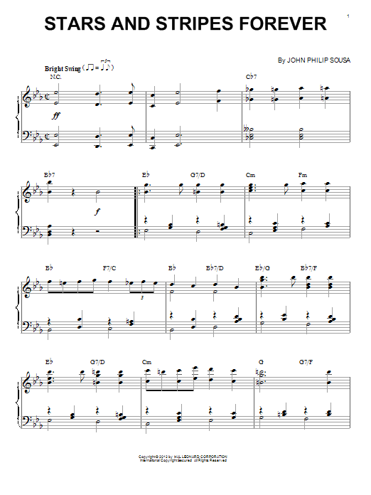 John Philip Sousa Stars And Stripes Forever Sheet Music Notes Chords Piano Download American 90217 Pdf The stars and stripes forever. john philip sousa stars and stripes