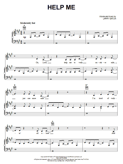 Download Johnny Cash Help Me Sheet Music and learn how to play Lyrics & Chords PDF digital score in minutes