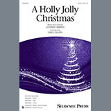 Download or print Greg Gilpin A Holly Jolly Christmas Sheet Music Printable PDF -page score for Winter / arranged TTBB SKU: 195633.