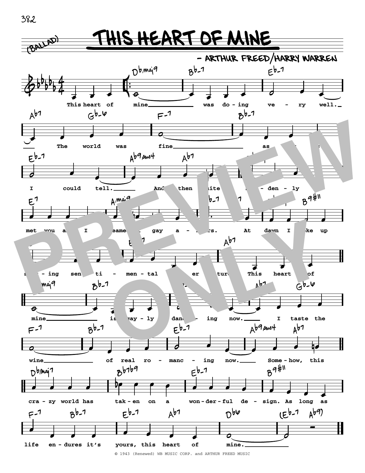 Download Johnny Mathis This Heart Of Mine (Low Voice) Sheet Music and learn how to play Real Book – Melody, Lyrics & Chords PDF digital score in minutes