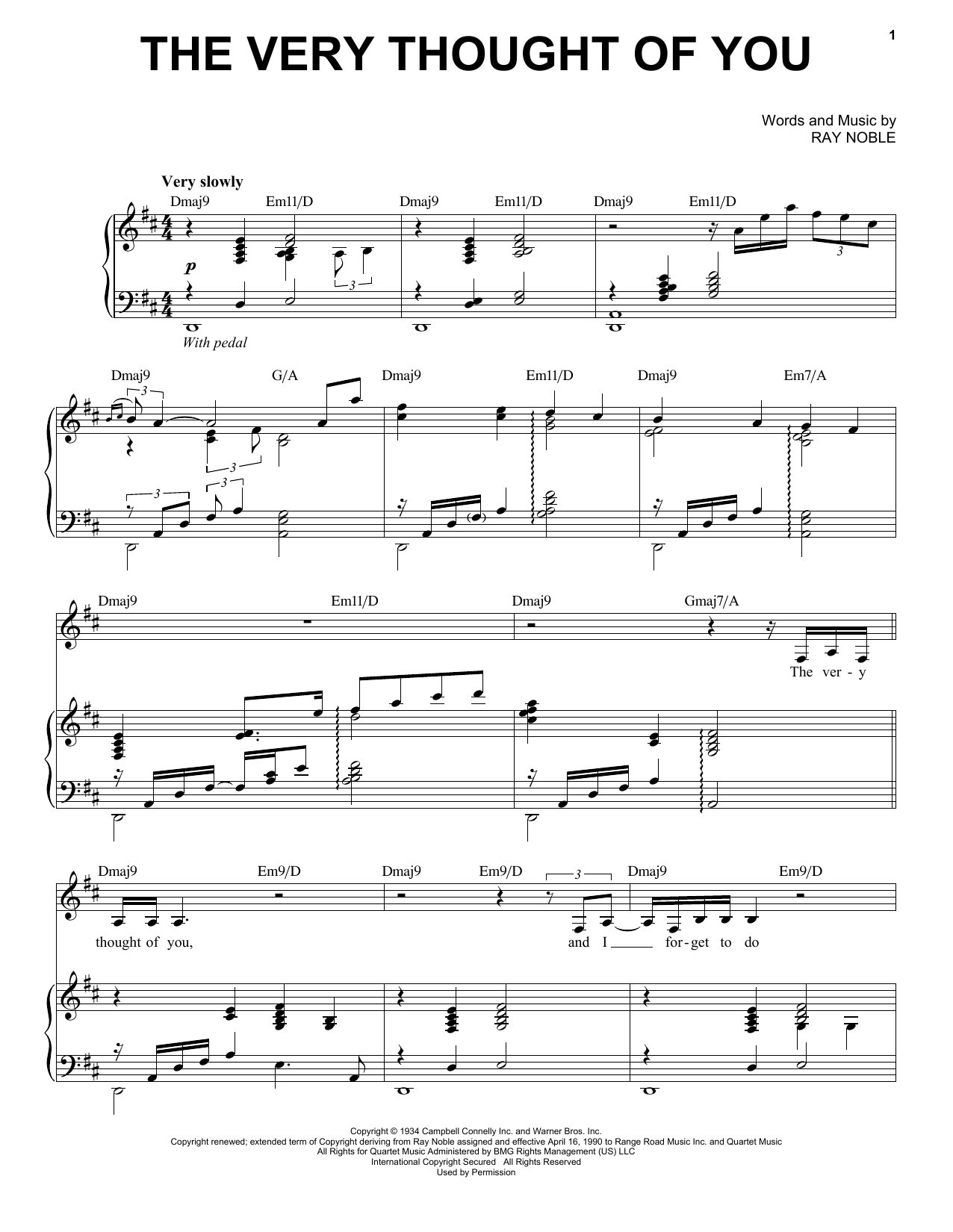 Download Jon Batiste The Very Thought Of You Sheet Music and learn how to play Piano, Vocal & Guitar Chords (Right-Hand Melody) PDF digital score in minutes