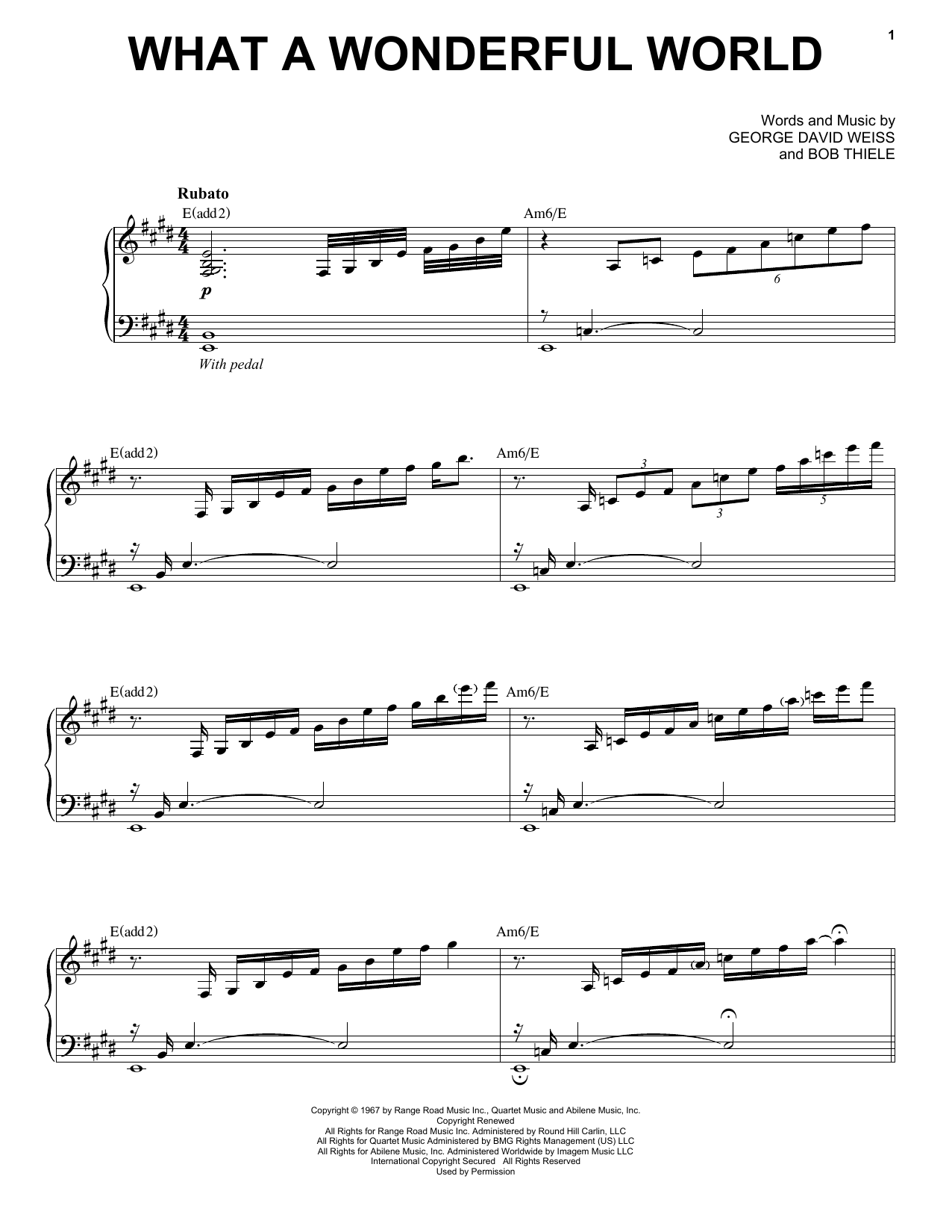 Download Jon Batiste What A Wonderful World Sheet Music and learn how to play Piano, Vocal & Guitar Chords (Right-Hand Melody) PDF digital score in minutes
