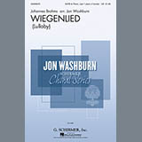 Download or print Johannes Brahms Wiegenlied (arr. Jon Washburn) Sheet Music Printable PDF -page score for Classical / arranged Choral SSATB SKU: 155007.