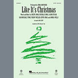 Download or print Jonas Brothers Like It's Christmas (arr. Mac Huff) Sheet Music Printable PDF -page score for Christmas / arranged SATB Choir SKU: 454733.