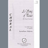 Download or print Jonathan Adams A Song Of Peace (Da Pacem Domine) Sheet Music Printable PDF -page score for Concert / arranged SATB Choir SKU: 423700.
