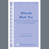 Download or print Jonathan Comisar Hineih Mah Tov Sheet Music Printable PDF -page score for Jewish / arranged SATB Choir SKU: 1736949.