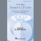 Download or print Jonathan Larson Seasons Of Love (from Rent) (arr. Philip Lawson) Sheet Music Printable PDF -page score for Broadway / arranged SATB Choir SKU: 410378.