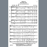 Download or print Jose Bowen Psalm 98 (Sing! Sing! Sing!) Sheet Music Printable PDF -page score for Classical / arranged SATB Choir SKU: 451661.